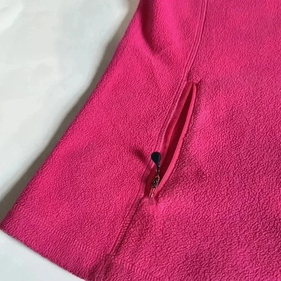 Vineyard Vines pink fleece zip up vest size medium - Picture 3 of 7